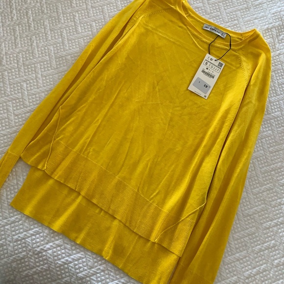 NWT | Zara | Soft Cotton Sweater - Picture 1 of 4